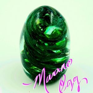 🔴 Murano Hand Blown Egg - 1950's